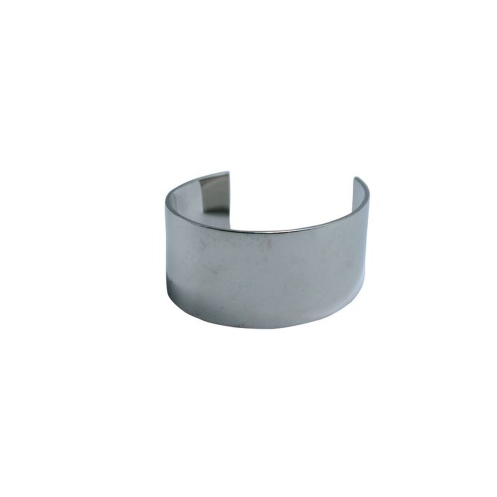 Céline Open-Cuff Bracelet in Silver Metal
